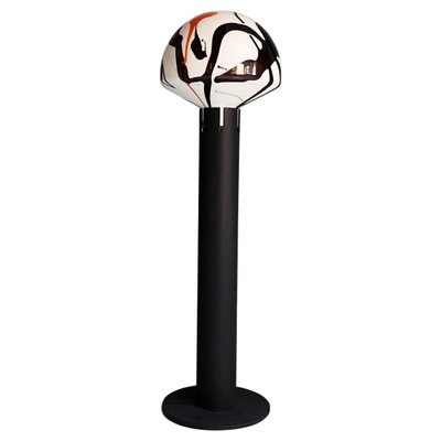 Mid-Century Modern Italian Floor Lamp with Decorated Murano Glass, 1970s-GDD-1386618