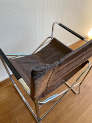 Mid-Century Modern Italian Folding Chair insStyle of the Gae Aulenti April Chair, 1970s-LL-1794813