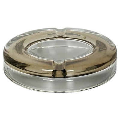 Mid-Century Modern Italian Glass Ashtray with Internal Decoration, 1970s-GDD-1097107