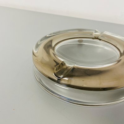 Mid-Century Modern Italian Glass Ashtray with Internal Decoration, 1970s-GDD-1097107