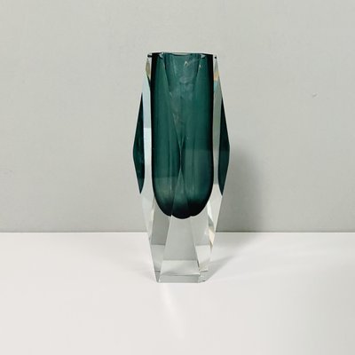 Mid-Century Modern Italian Gray Murano Glass Vase, 1970s-GDD-1328669