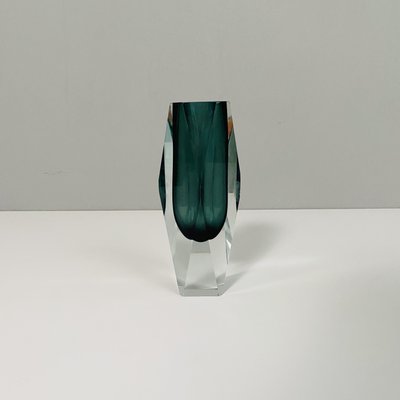 Mid-Century Modern Italian Gray Murano Glass Vase, 1970s-GDD-1328669