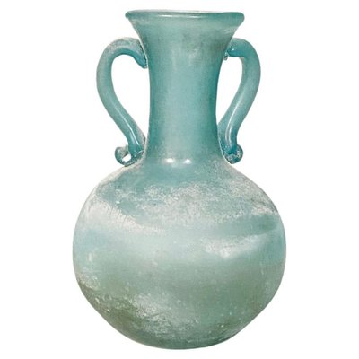 Mid-Century Modern Italian Green Glass Amphora, 1960s-GDD-1355689