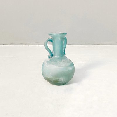 Mid-Century Modern Italian Green Glass Amphora, 1960s-GDD-1355689