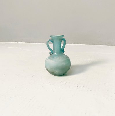 Mid-Century Modern Italian Green Glass Amphora, 1960s-GDD-1355689