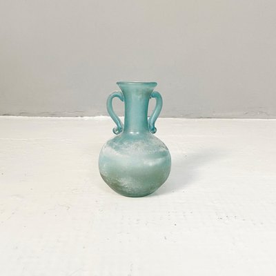 Mid-Century Modern Italian Green Glass Amphora, 1960s-GDD-1355689