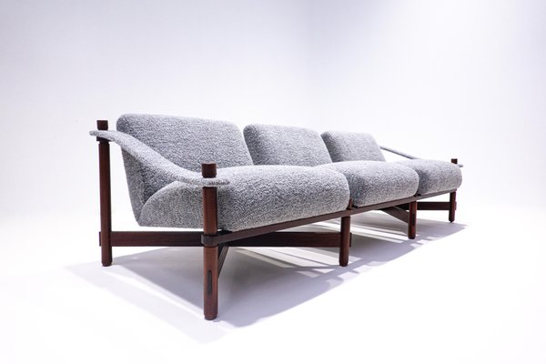 Mid-Century Modern Italian Grey Sofa by Raffaella Crespi, 1960s-FGA-1249635