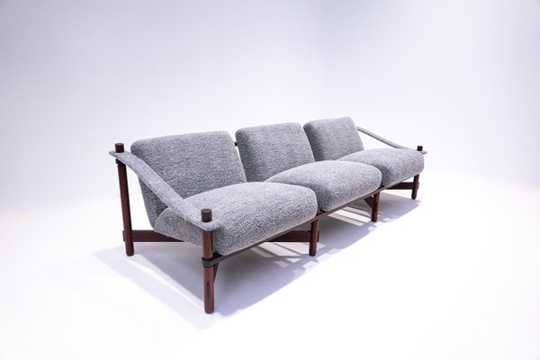 Mid-Century Modern Italian Grey Sofa by Raffaella Crespi, 1960s-FGA-1249635