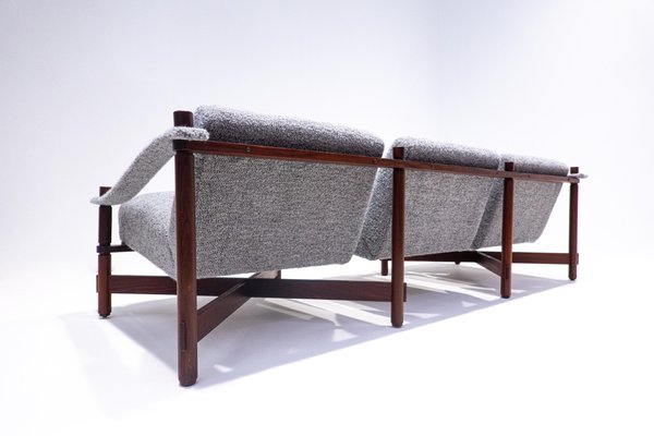 Mid-Century Modern Italian Grey Sofa by Raffaella Crespi, 1960s-FGA-1249635