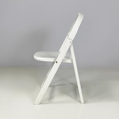 Mid-Century Modern Italian Grey Wood Folding Chair Tric attributed to Castiglioni for Hille, 1960s-GDD-2041603