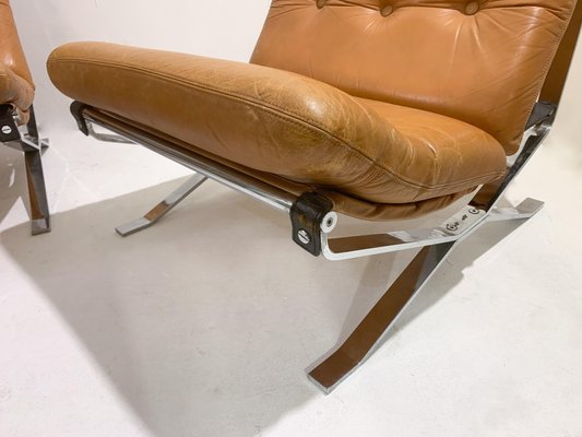 Mid-Century Modern Italian Leather Armchairs from MIM Roma, 1960s, Set of 2-FGA-1421050