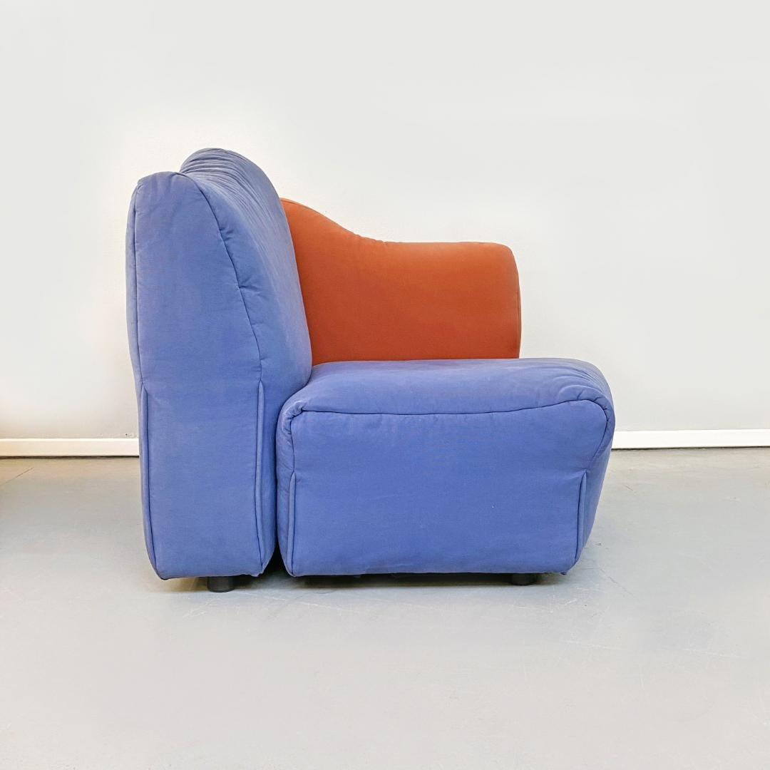 Mid-Century Modern Italian Multi Colored Sofa Cannaregio by G.Pesce for Cassina, 1987