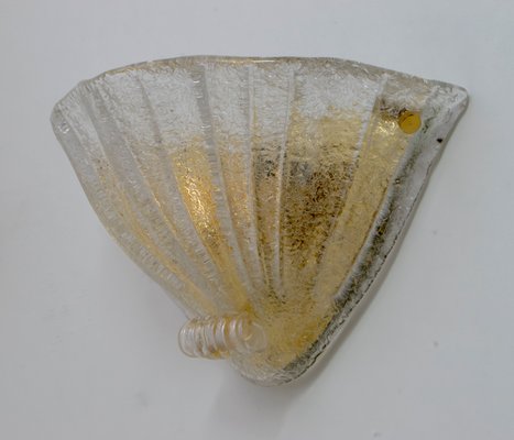 Mid-Century Modern Italian Murano Glass Sconces from Barovier & Toso, 1960s, Set of 2-FER-698888