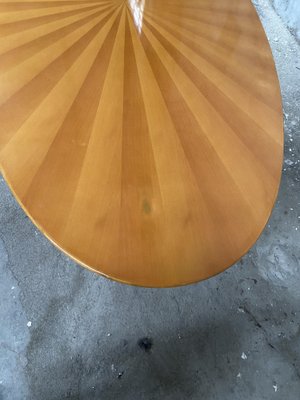 Mid-Century Modern Italian Oval Table in the style of G. Offredi for Saporiti, 1970s-DHH-1797980