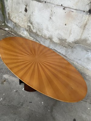 Mid-Century Modern Italian Oval Table in the style of G. Offredi for Saporiti, 1970s-DHH-1797980