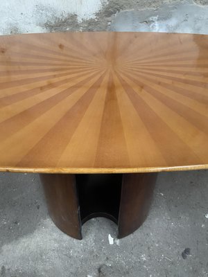 Mid-Century Modern Italian Oval Table in the style of G. Offredi for Saporiti, 1970s-DHH-1797980