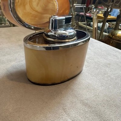 Mid-Century Modern Italian Oval Table Lighter, 1960-NMK-2036014