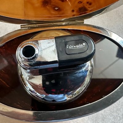 Mid-Century Modern Italian Oval Table Lighter, 1960-NMK-2036014