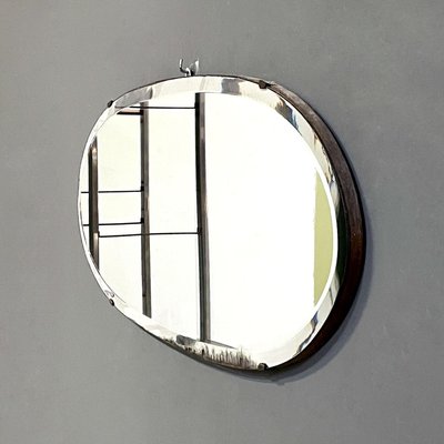 Mid-Century Modern Italian Oval Wall Mirror, 1950s-GDD-1803440