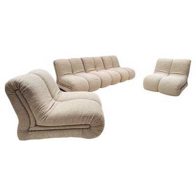 Mid-Century Modern Italian Pagru Modular Sofa by Claudio Vagnoni, 1960s, Set of 5-FGA-1216992