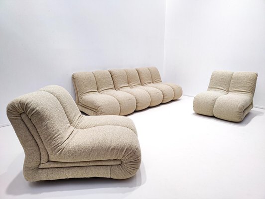 Mid-Century Modern Italian Pagru Modular Sofa by Claudio Vagnoni, 1960s, Set of 5-FGA-1216992