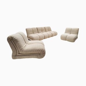 Mid-Century Modern Italian Pagru Modular Sofa by Claudio Vagnoni, 1960s, Set of 5-FGA-1216992