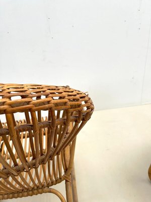 Mid-Century Modern Italian Rattan Armchairs, 1960s-FGA-1216989