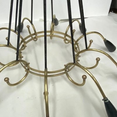 Mid-Century Modern Italian Sputnik Chandelier in Stilnovo Style, 1950s-NMK-1195865