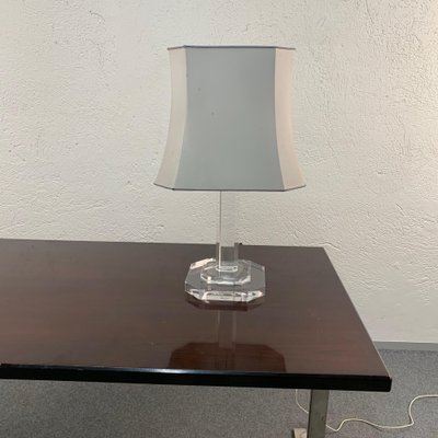 Mid-Century Modern Italian Table Lamp in Acrylic Glass, Italy, 1970s-JDR-1126249