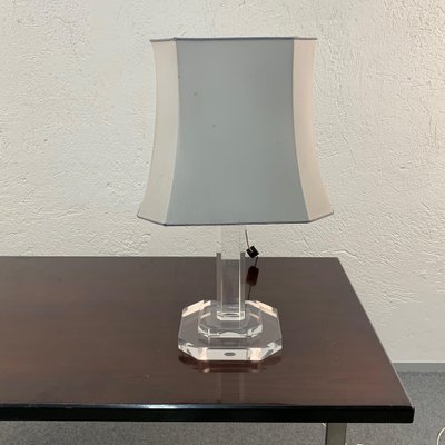 Mid-Century Modern Italian Table Lamp in Acrylic Glass, Italy, 1970s-JDR-1126249