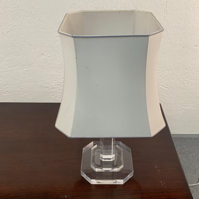 Mid-Century Modern Italian Table Lamp in Acrylic Glass, Italy, 1970s-JDR-1126249