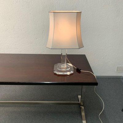 Mid-Century Modern Italian Table Lamp in Acrylic Glass, Italy, 1970s-JDR-1126249