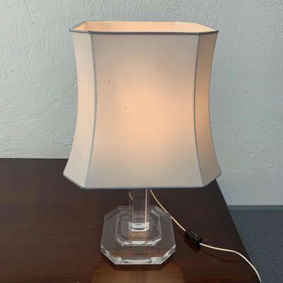 Mid-Century Modern Italian Table Lamp in Acrylic Glass, Italy, 1970s-JDR-1126249