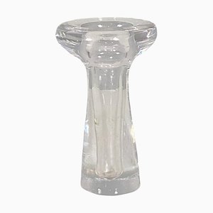 Mid-Century Modern Italian Transparent Glass Flower Vase, 1960s-GDD-1355690