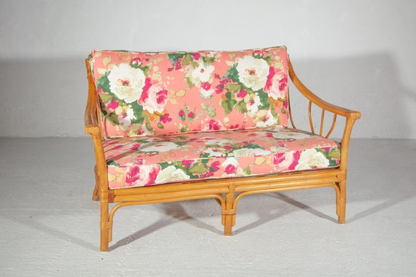 Mid-Century Modern Italian Two-Seater Sofa in Bamboo, 1960-KL-1392608