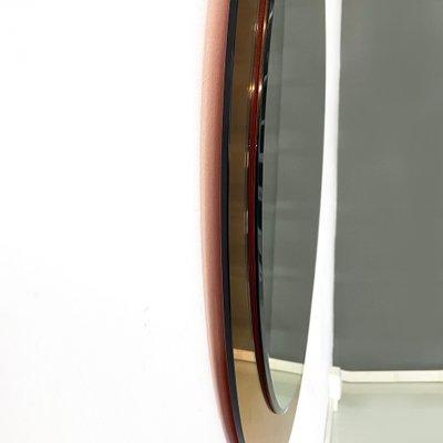 Mid-Century Modern Italian Wall Mirror with Yellow Frame, 1960s-GDD-1750892