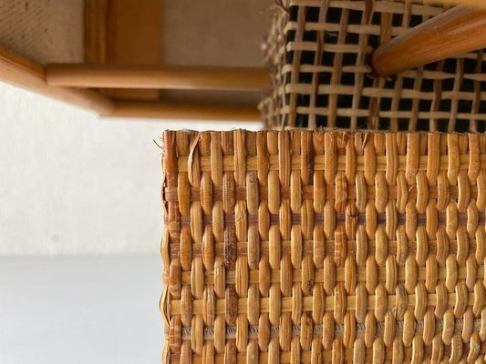 Mid-Century Modern Italian Wicker Table Lamp, 1960s-RDS-1196879