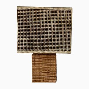 Mid-Century Modern Italian Wicker Table Lamp, 1960s-RDS-1196879