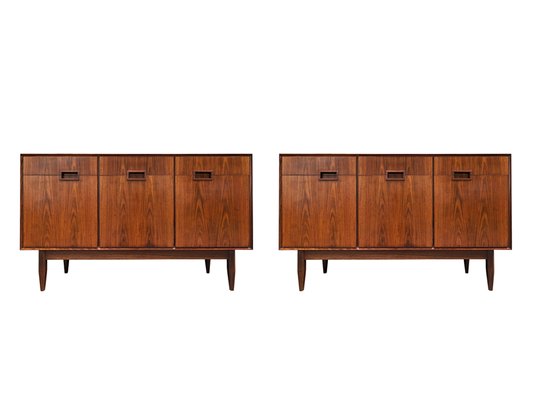 Mid-Century Modern Italian Wood Sideboards in the style of Dassi, 1950s, Set of 2-RD-1736405