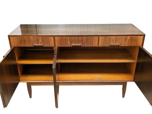 Mid-Century Modern Italian Wood Sideboards in the style of Dassi, 1950s, Set of 2-RD-1736405