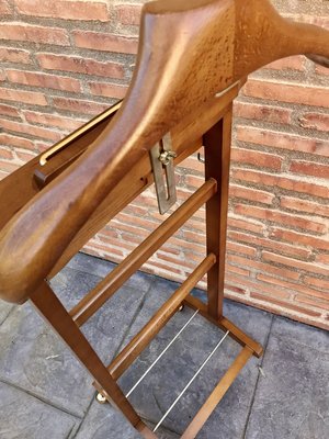 Mid Century Modern Italian Wood Valet Stand, 1960s-NOU-828144