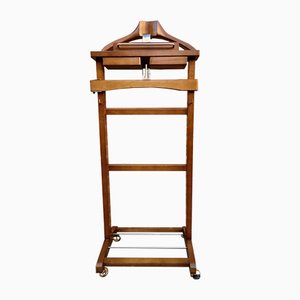 Mid Century Modern Italian Wood Valet Stand, 1960s-NOU-828144