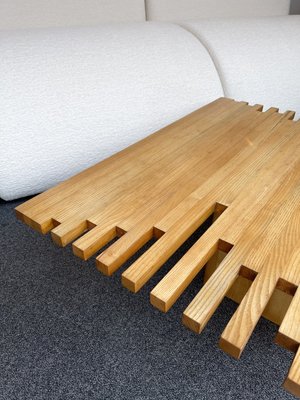 Mid-Century Modern Italian Wooden Coffee Table by Giovanni Michelucci, 1960s-FUE-924346