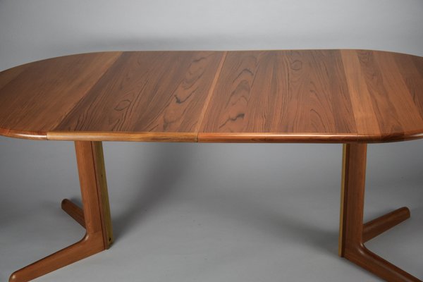 Mid-Century Modern Jatoba Extendable Wooden Dining Table by Niels Otto (N. O.) Møller, Denmark, 1960s-IEI-1749948