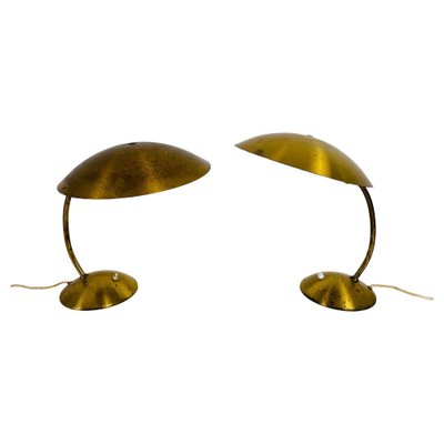 Mid-Century Modern Kaiser Brass Table Lamps from Kaiser Idell / Kaiser Leuchten, 1960s, Set of 2-PUK-1419004