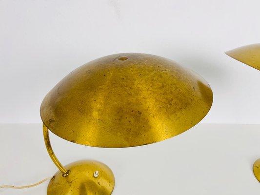 Mid-Century Modern Kaiser Brass Table Lamps from Kaiser Idell / Kaiser Leuchten, 1960s, Set of 2-PUK-1419004