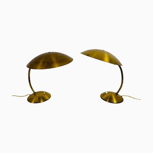 Mid-Century Modern Kaiser Brass Table Lamps from Kaiser Idell / Kaiser Leuchten, 1960s, Set of 2-PUK-1419004