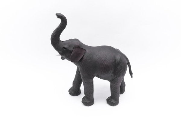 Mid-Century Modern Leather Elephant, 1960s-KQB-1752272