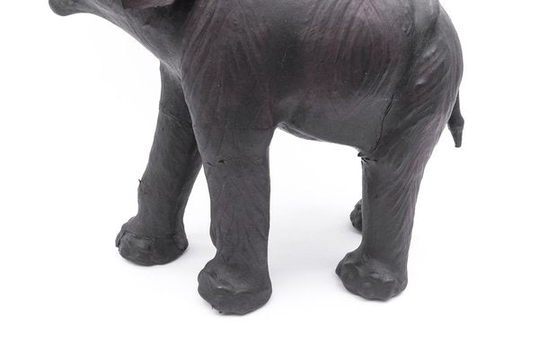 Mid-Century Modern Leather Elephant, 1960s-KQB-1752272