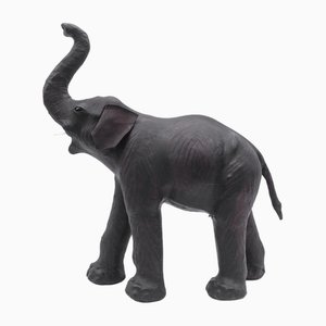 Mid-Century Modern Leather Elephant, 1960s-KQB-1752272